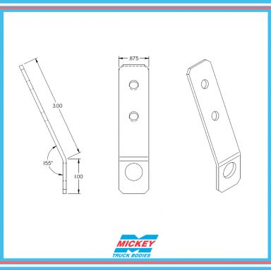 Canteen Door Latch Pin Guide